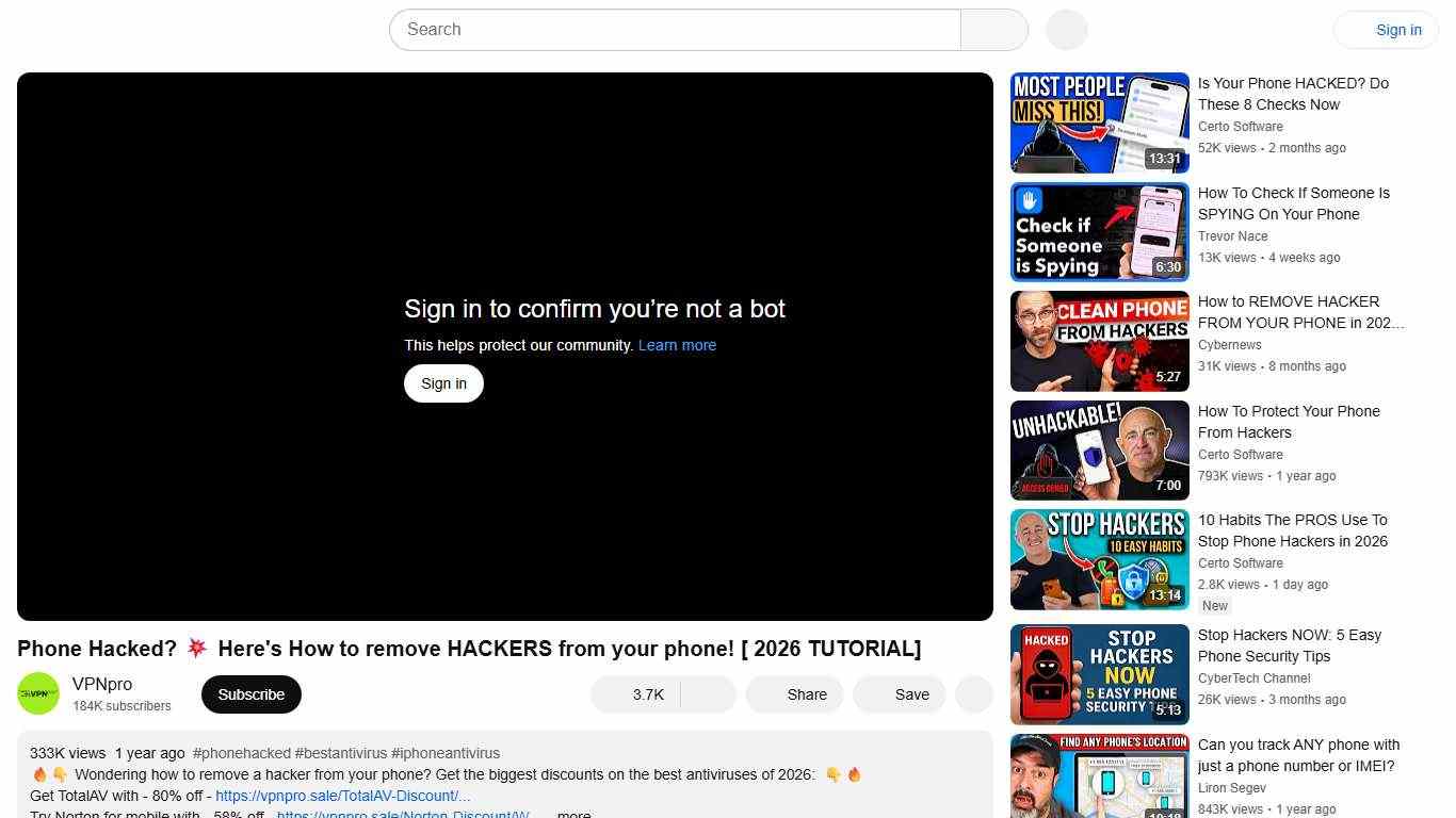 Phone Hacked? 💥 Here's How to remove HACKERS from your phone! [ 2026 TUTORIAL] - YouTube
